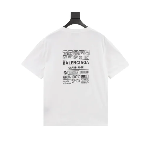 BLCG Garde-Robe Care Label T-shirt in White - 589 - blcg0000589 - Image 2
