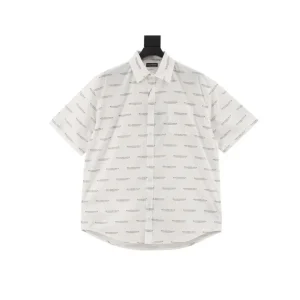 BLCG Logo-Print Short Sleeve Shirt in White - 578 - blcg0000578