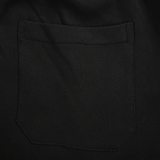 BLCG Split Logo Fleece Shorts in Black - 595 - blcg0000595 - Image 4