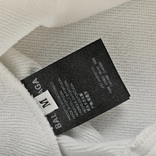 BLCG Split Logo Fleece Shorts in White - 596 - blcg0000596 - Image 9