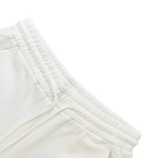 BLCG Split Logo Fleece Shorts in White - 596 - blcg0000596 - Image 4