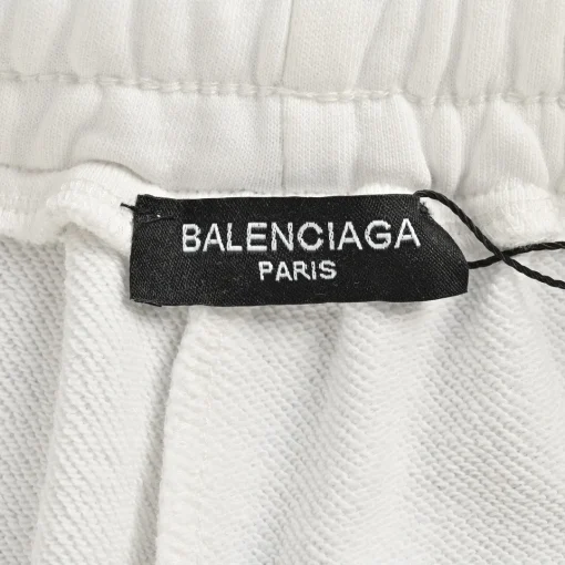 BLCG Split Logo Fleece Shorts in White - 596 - blcg0000596 - Image 8
