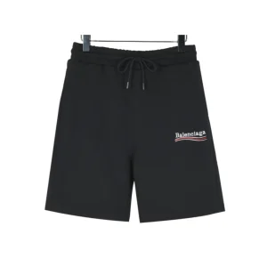 BLCG Split Logo Cotton Shorts in Black - 597 - blcg0000597