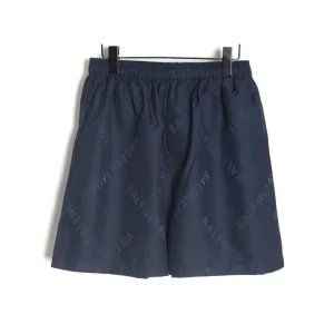 BLCG Logo-Jacquard Shorts in Navy Blue - 598 - blcg0000598