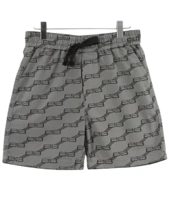 BLCG BB Monogram Jacquard Shorts in Grey - 612 - blcg0000612