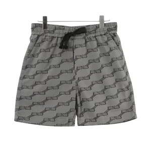 BLCG BB Monogram Jacquard Shorts in Grey - 612 - blcg0000612