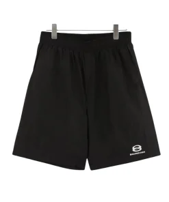 BLCG B Logo Nylon Shorts in Black - 619 - blcg0000619