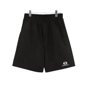 BLCG B Logo Nylon Shorts in Black - 619 - blcg0000619