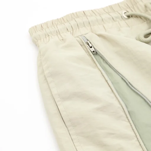 BLCG Zip Detail Drawstring Shorts in White - 626 - blcg0000626 - Image 4