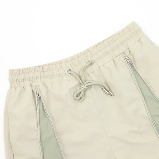 BLCG Zip Detail Drawstring Shorts in White - 626 - blcg0000626 - Image 3