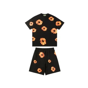 DT Set Black & Gray Tee & Shorts - 132 - dt0000132