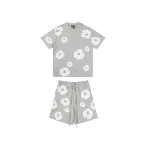 DT Set Gray Tee & Shorts - 135 - dt0000135