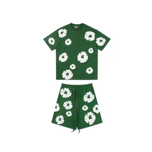 DT Set Green Tee & Shorts - 136 - dt0000136