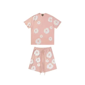 DT Set Pink Tee & Shorts - 139 - dt0000139