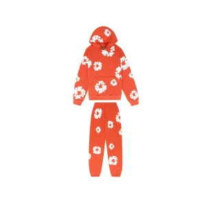 DT Set Orange Hoodie & Trousers - 155 - dt0000155