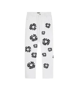 DT Cotton Wreath Light Wash Jeans - 161 - dt0000161