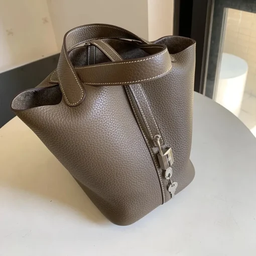 HM Etoupe Clemence Picotin Lock Bag - 8 - hm0000008 - Image 3