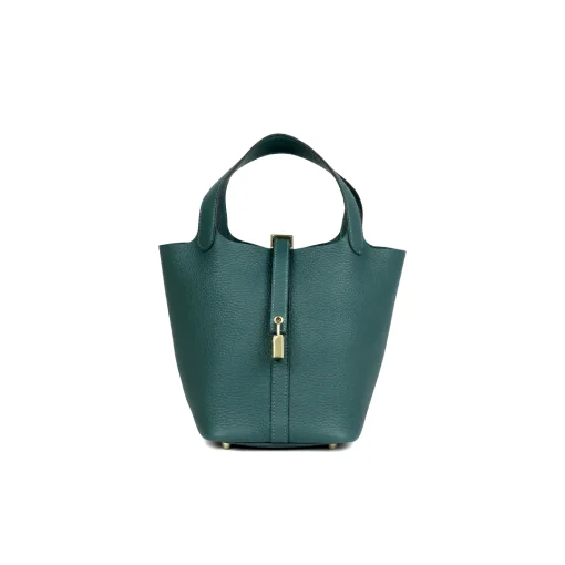 HM Vert Criquet Clemence Picotin Lock Bag - 11 - hm0000011