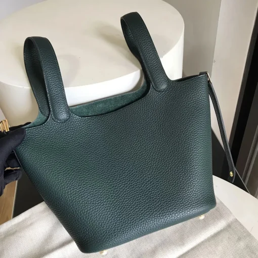 HM Vert Criquet Clemence Picotin Lock Bag - 11 - hm0000011 - Image 6