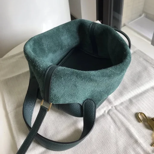 HM Vert Criquet Clemence Picotin Lock Bag - 11 - hm0000011 - Image 9