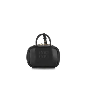MM Black Leather Micro Bag - 2 - mm000002