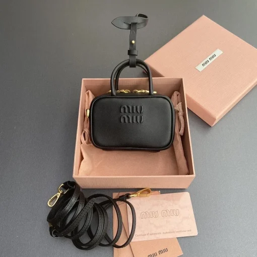 MM Black Leather Micro Bag - 2 - mm000002 - Image 3