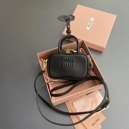 MM Black Leather Micro Bag - 2 - mm000002 - Image 5