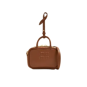 MM Brown Leather Micro Bag - 3 - mm000003