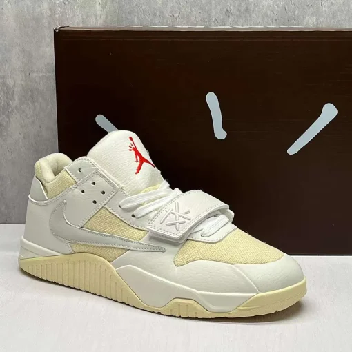 Travis Scott x Jumpman Jack White Cream Shoes Sneakers - nk0003886 - Image 11
