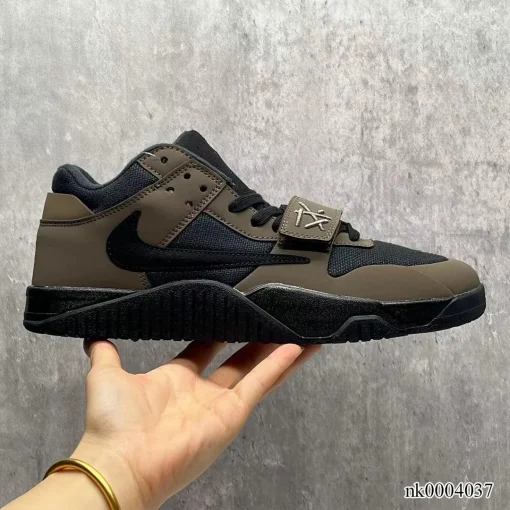 Travis Scott x Jumpman Jack Dark Mocha Shoes Sneakers - nk0004037 - Image 3