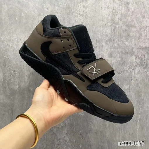 Travis Scott x Jumpman Jack Dark Mocha Shoes Sneakers - nk0004037 - Image 5