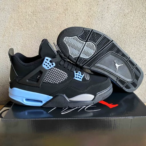 AJ 4 Black UNC Shoes Sneakers - nk0004444 - Image 8