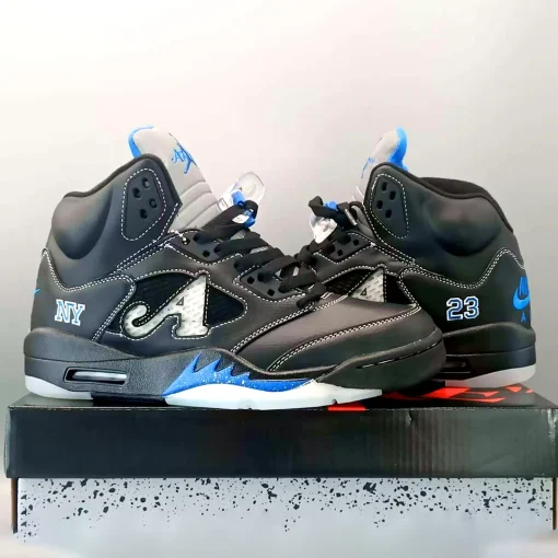 Awake NY x AJ 5 Racer Blue Shoes Sneakers - nk0004445 - Image 4
