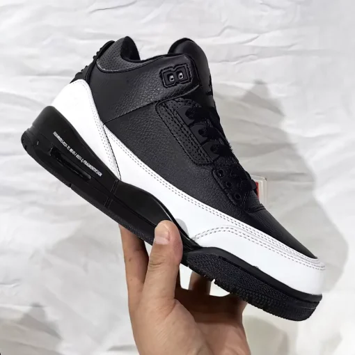 Fragment x AJ 3 Black White Sample Shoes Sneakers – nk0004446 - Image 3