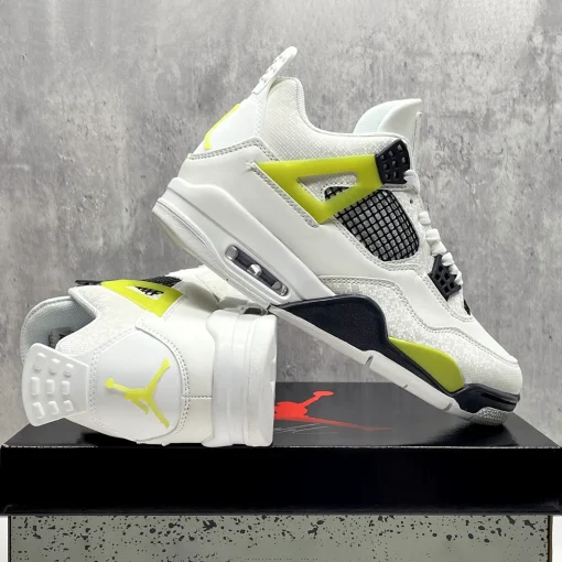 AJ 4 Light Lemon Twist Shoes Sneakers - nk0004468 - Image 13