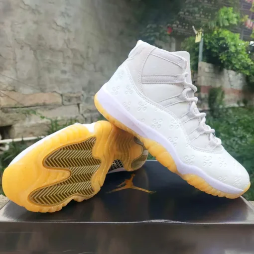 Drake x AJ 11 OVO Monogram White Sample Shoes Sneaker - nk0004469 - Image 6