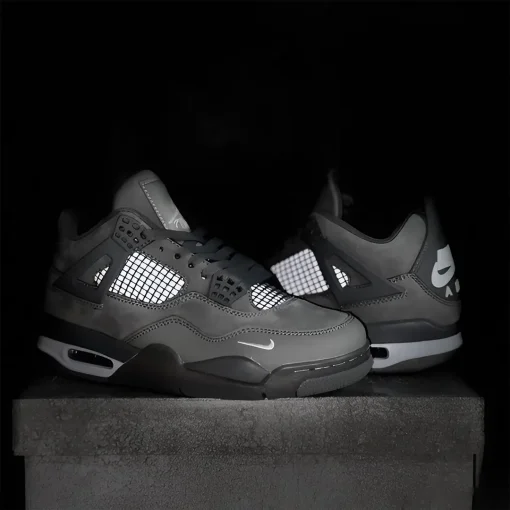 Nigel Sylvester x AJ 4 Wolf Grey Shoes Sneakers - nk0004480 - Image 3