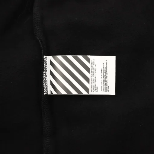 OW Diagonal Stencil Hoodie in Black - 345 - owf0000345 - Image 9