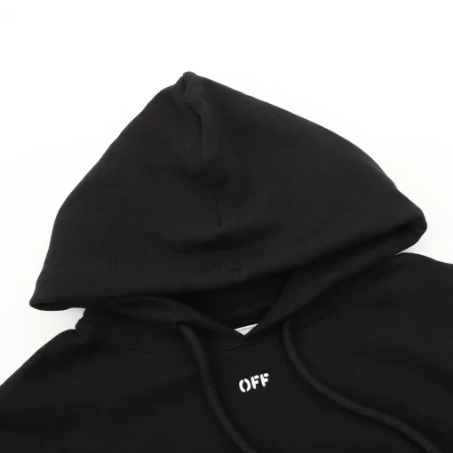OW Stencil Arrow Hoodie in Black - 351 - owf0000351 - Image 8