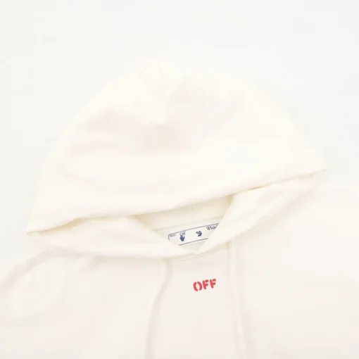 OW Stencil Arrow Hoodie in White - 352 - owf0000352 - Image 8