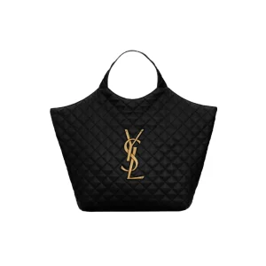 YSL Black Icare Maxi - 1 - ysl000001