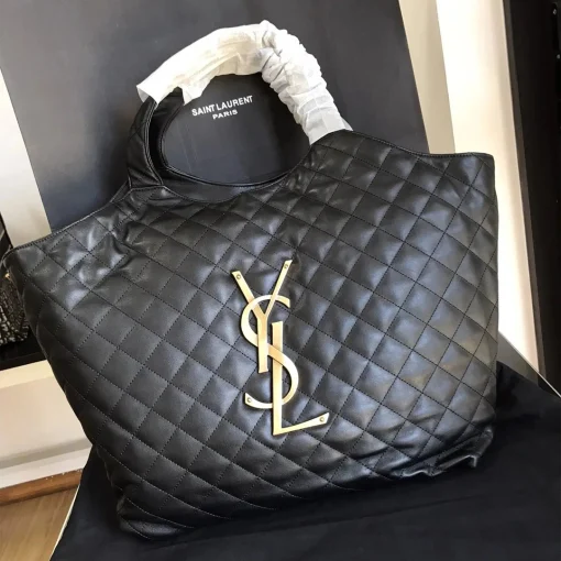 YSL Black Icare Maxi - 1 - ysl000001 - Image 3