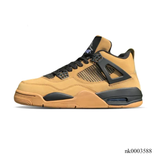 AJ 4 x Travis Scott  Khaki Brown Grey Shoes Sneakers - nk0003588 - Image 2