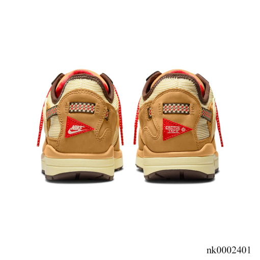 Travis Scott x AM 1 Cactus Jack Wheat Lemon Drop Shoes Sneakers – nk0002401 - Image 4