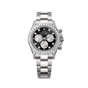 RL Cosmograph Daytona 126539 Black Diamond Jubilee Bracelet Custom - RL0001