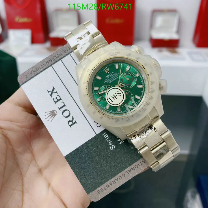 RL Cosmograph Daytona 116508 Yellow Gold Green Dial - RL0006 - Image 2