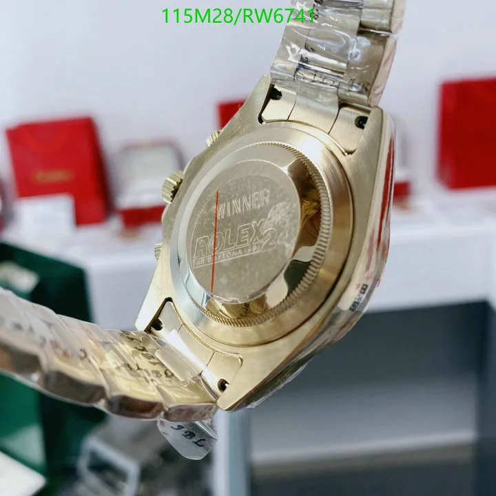 RL Cosmograph Daytona 116508 Yellow Gold Green Dial - RL0006 - Image 8