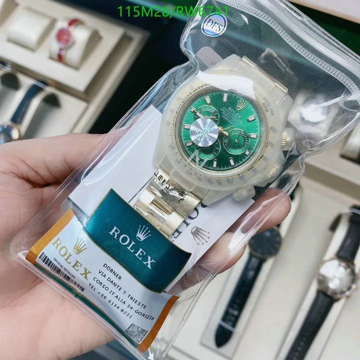 RL Cosmograph Daytona 116508 Yellow Gold Green Dial - RL0006 - Image 9