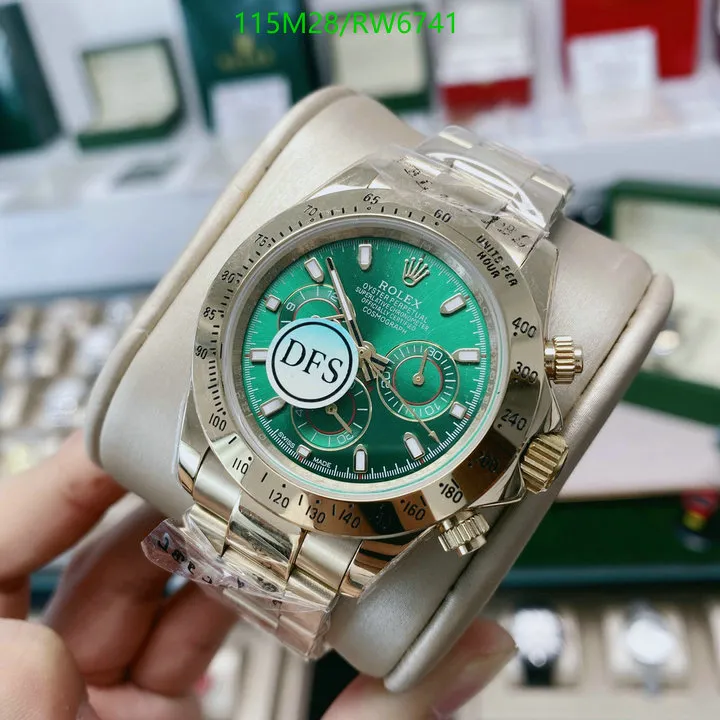 RL Cosmograph Daytona 116508 Yellow Gold Green Dial - RL0006 - Image 10