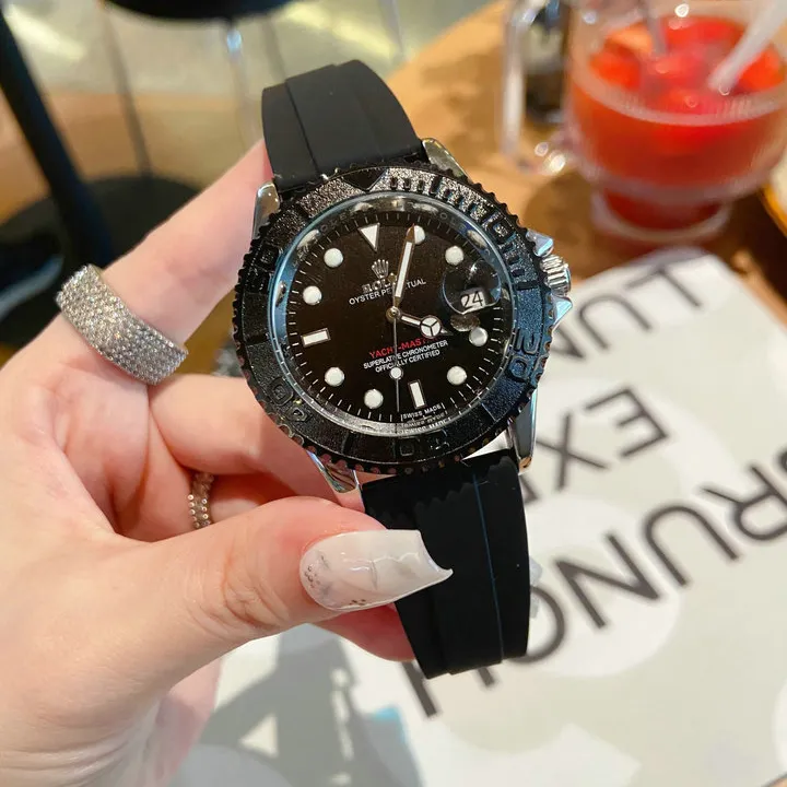 RL Yacht-Master 42 226659 Full Black Rubber Custom - RL0011 - Image 2